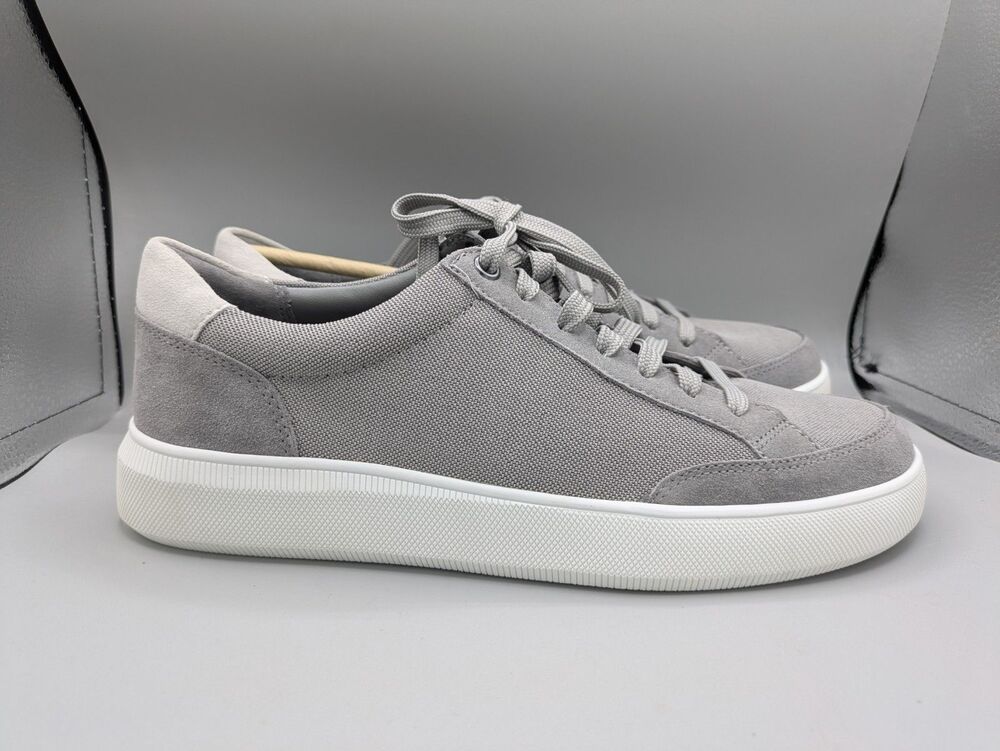 Vince Dawson Men’s Low Top Sneakers Canvas Suede Gray Size 7 M NWT $250